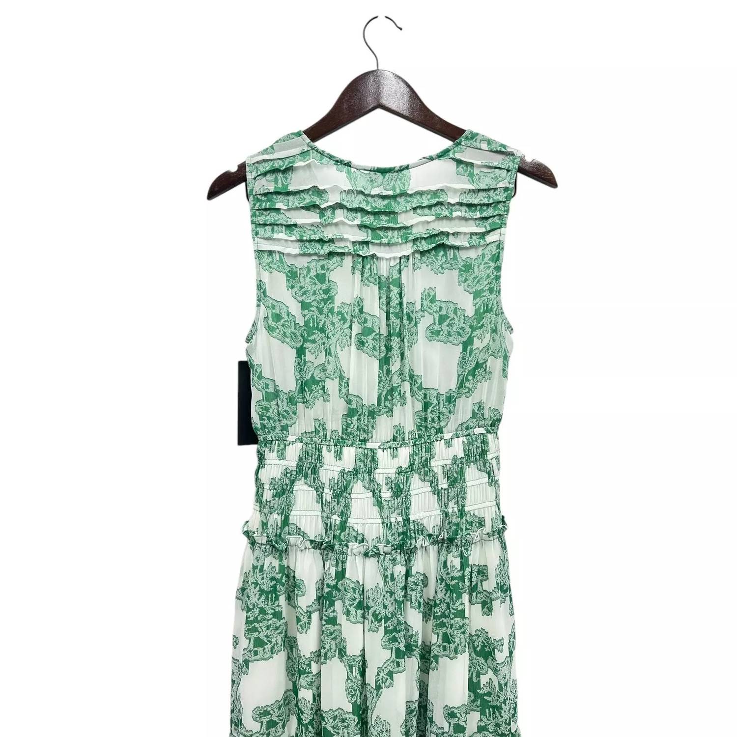 Current Air - Abstract Motif Midi Dress