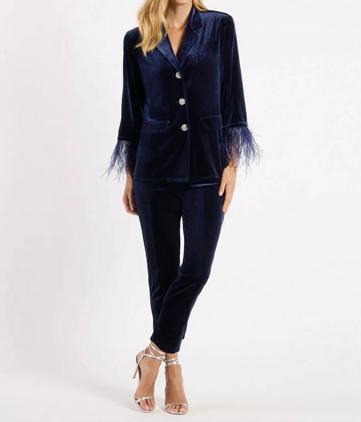 Jude Connally - Lucia Stretch Velvet Pants