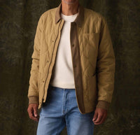 The Normal Brand James Canvas Liner Jacket in tan cedar - men's jacket