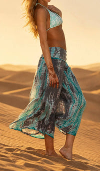 Malibutique - High Waters Wide Leg Crop Pants