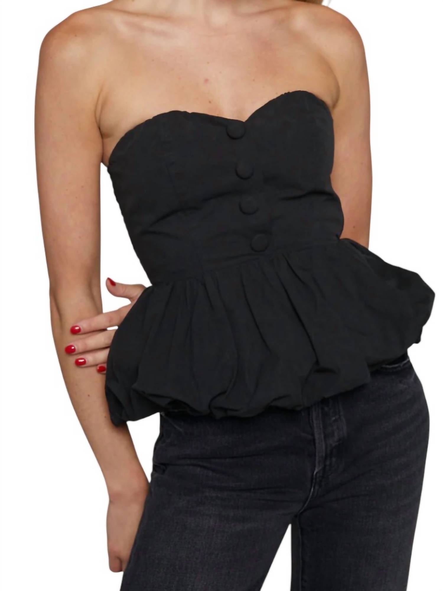 Maude - Mckay Sweetheart Bustier Bubble Top