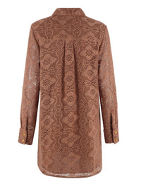 THE SHIRT Women's The Raya Dress in mocha mousse - women's dress - view 6