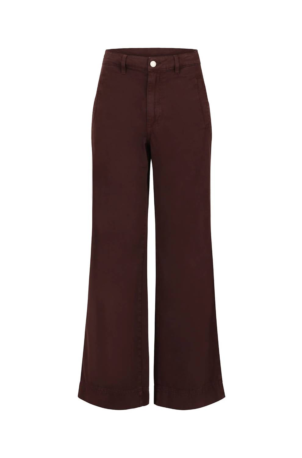 AMO Frida Trouser in aubergine 1 - women's pants - alternate view