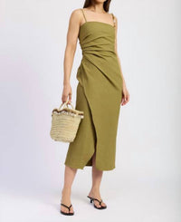 En Saison - Lynx Pleated Midi Dress