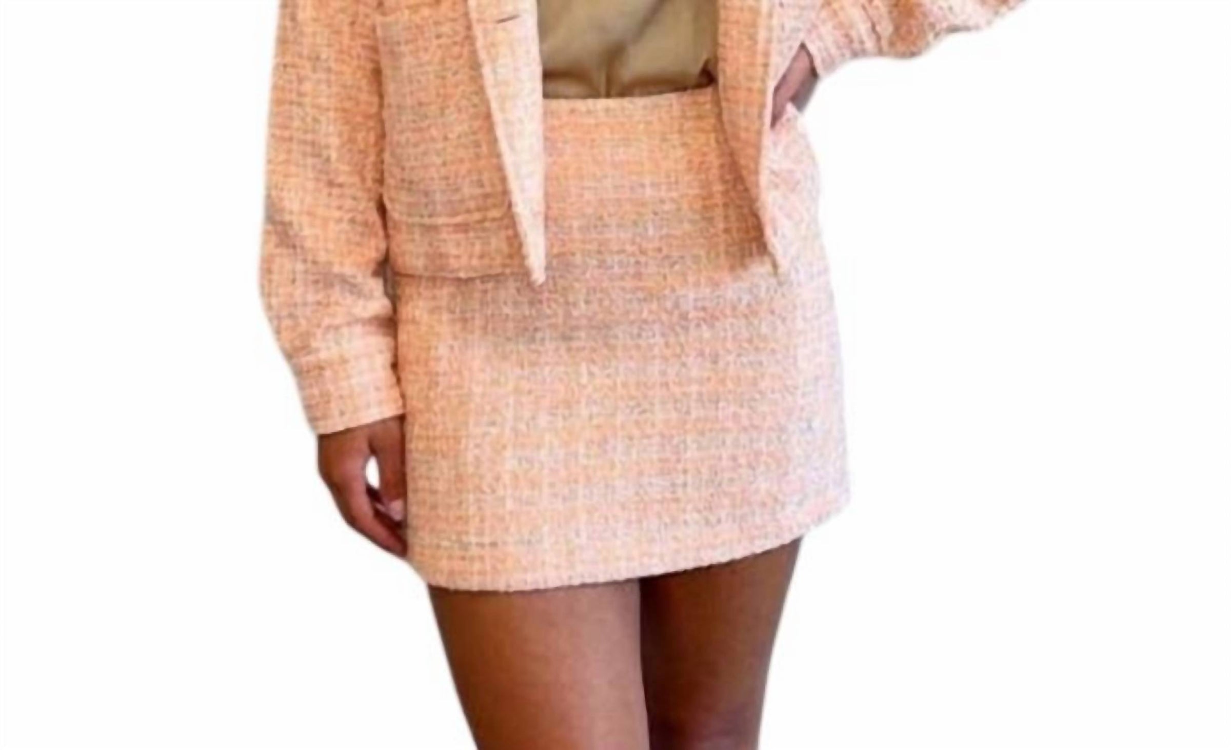 Le Lis - Tweed Mini Skirt