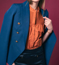 THE SHIRT The Saylor Shirt in caramel - women's shirt - alternate view