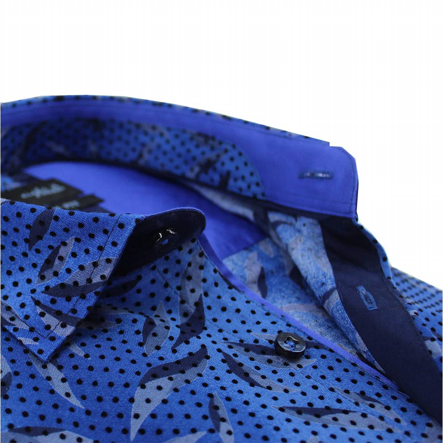 Eight X - Sax Leaf Flocking Button Down Shirt