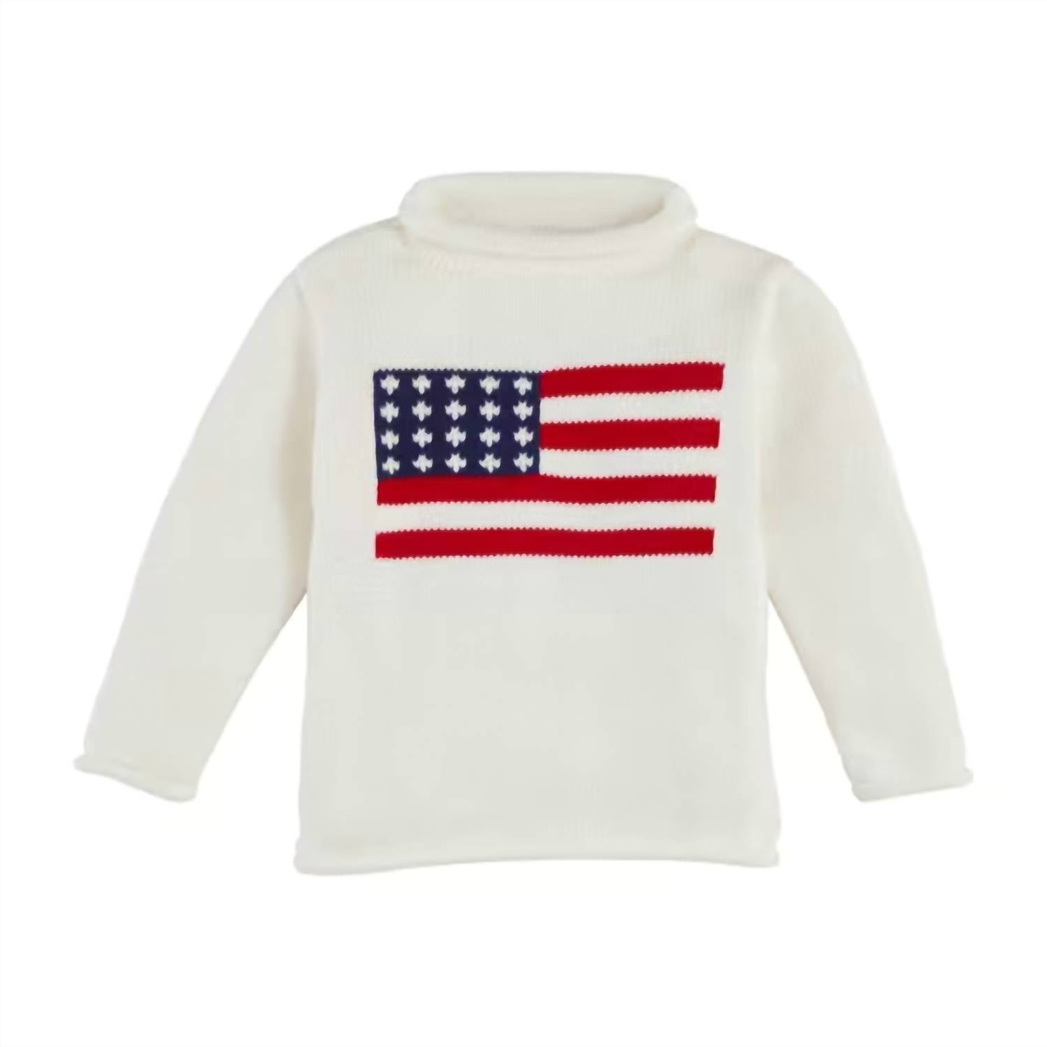 Mudpie - Flag Rollneck Sweater