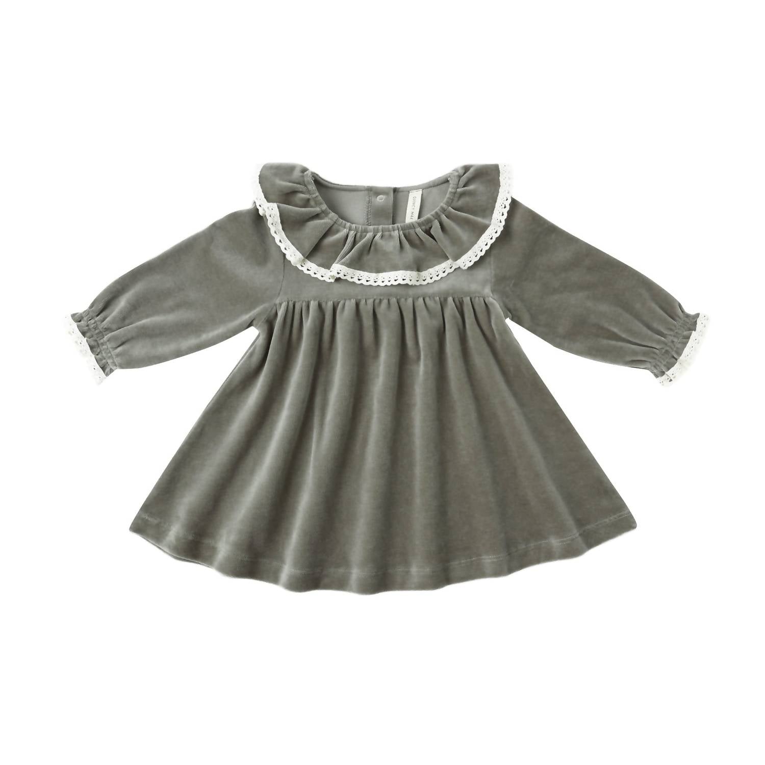 Quincy Mae - Girl's Velour Baby Dress