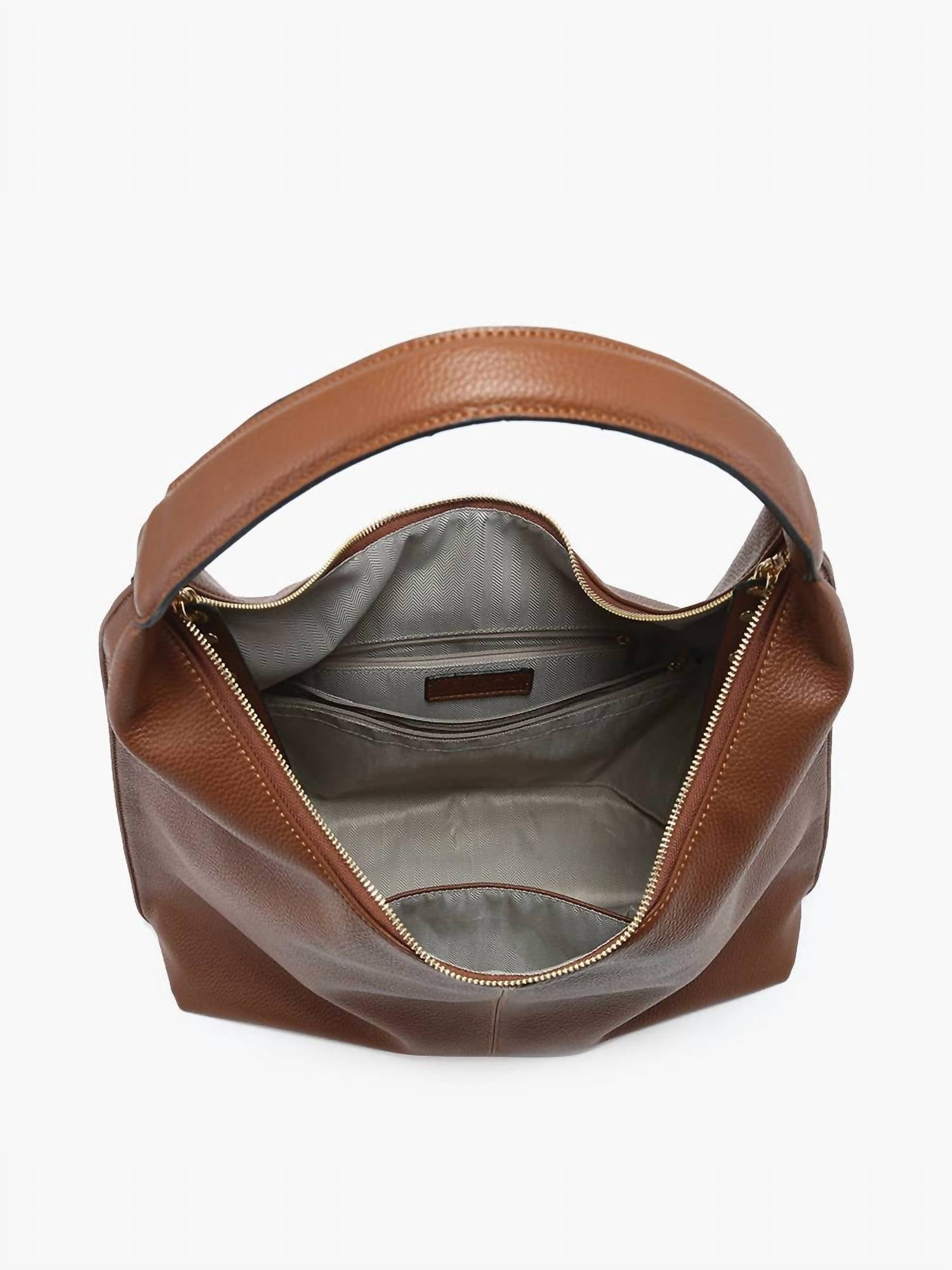 Jen & Co. - Women's Tori Slouchy Hobo Bag With Studded Tassels