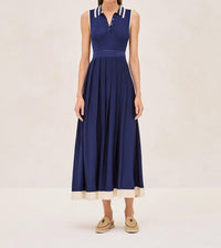 ALEXIS Ciele Midi Dress in marine blue - women's dress