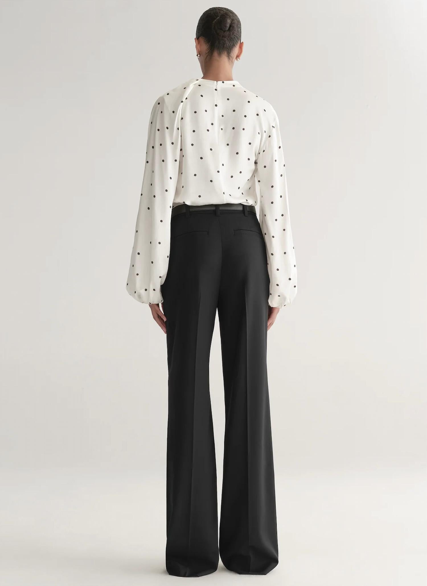 A.L.C. - Blaire Polka Dot Satin Top