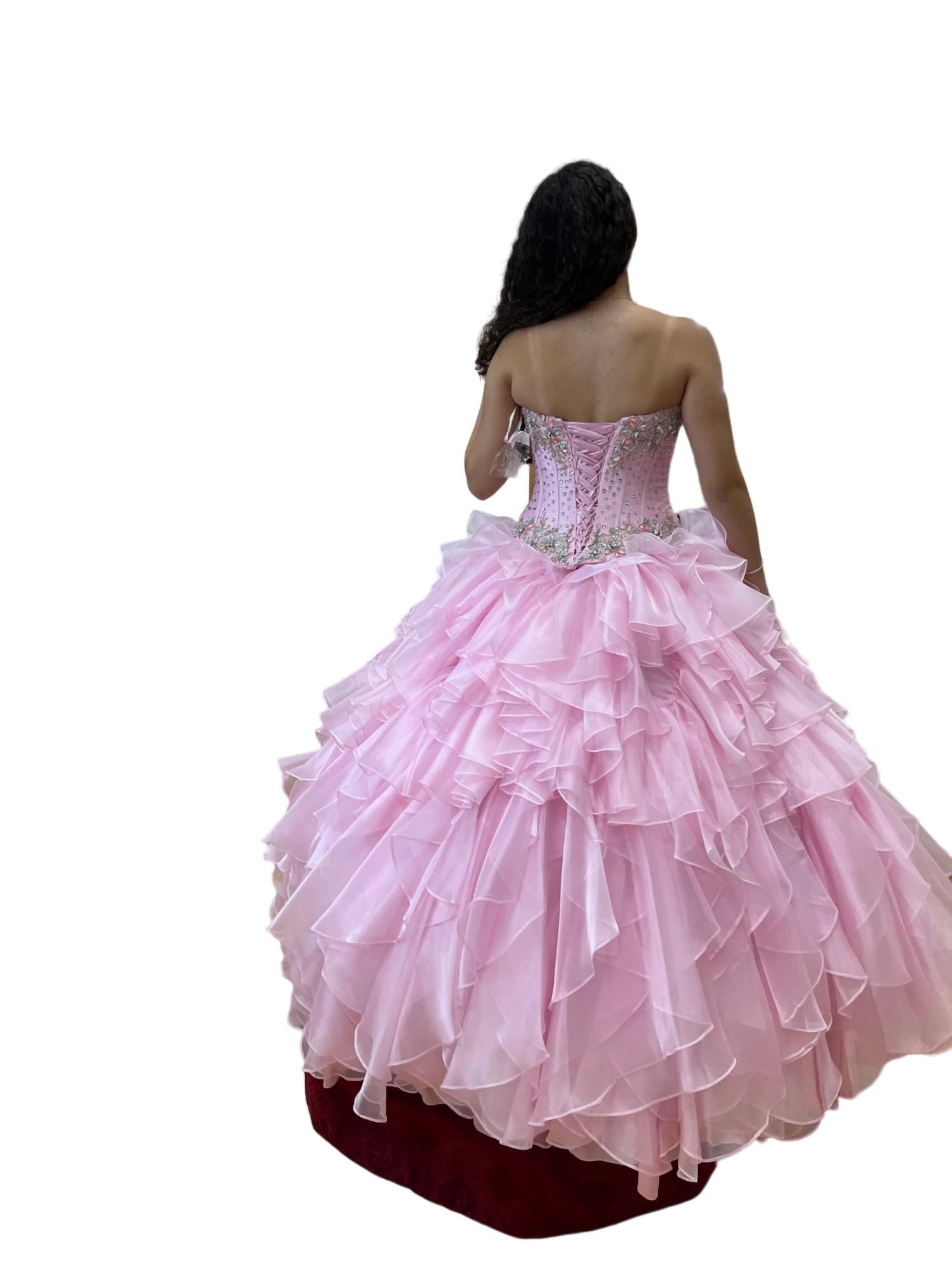Mary'S Bridal - Beaded Floral Accent Quinceañera Dress