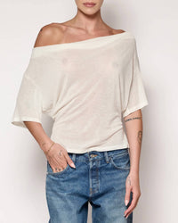 Eb Denim - Madeo Cowl Neck Tee