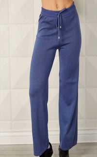French Kyss - Drawstring Wide-Leg Pant
