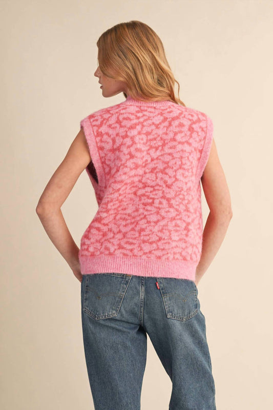 &Merci - Leopard Crewneck Vest