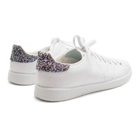 Victoria - Women's Glitter Leather Sneakers