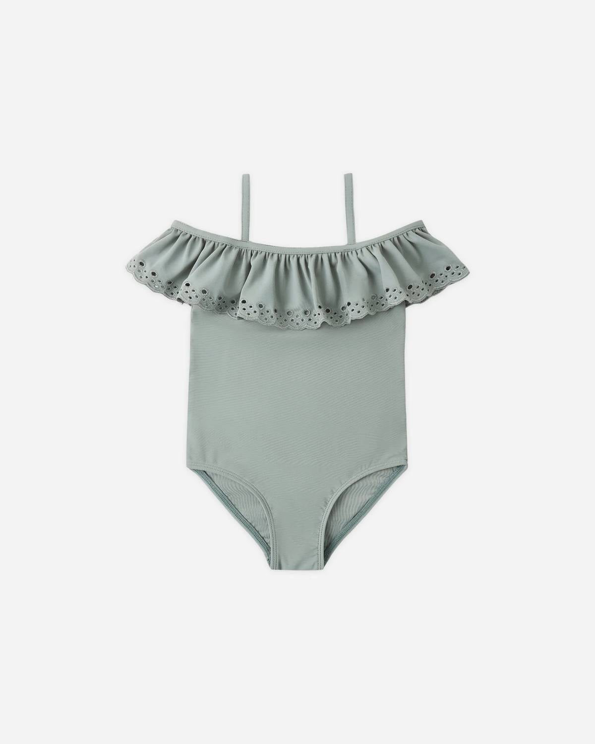 Rylee + Cru - Kids' Off-the-shoulder One-piece