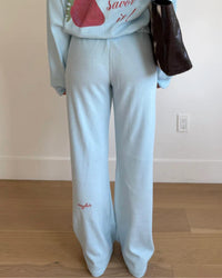 The Mayfair Group - Life Is Sweet Wide Leg Sweatpants