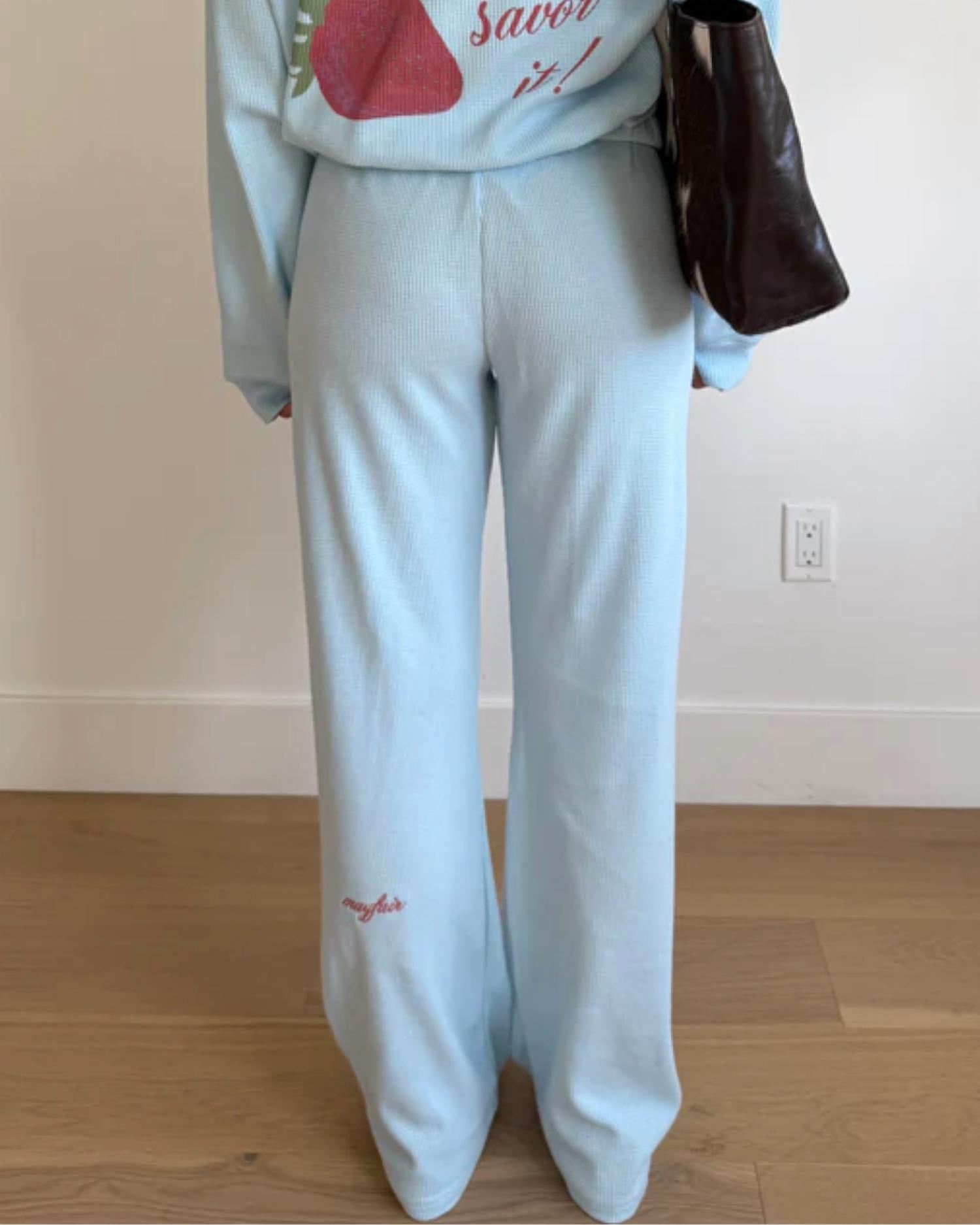The Mayfair Group - Life Is Sweet Wide Leg Sweatpants