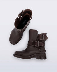 melissa Women's Bang Boots in brown - women's shoe - alternate view