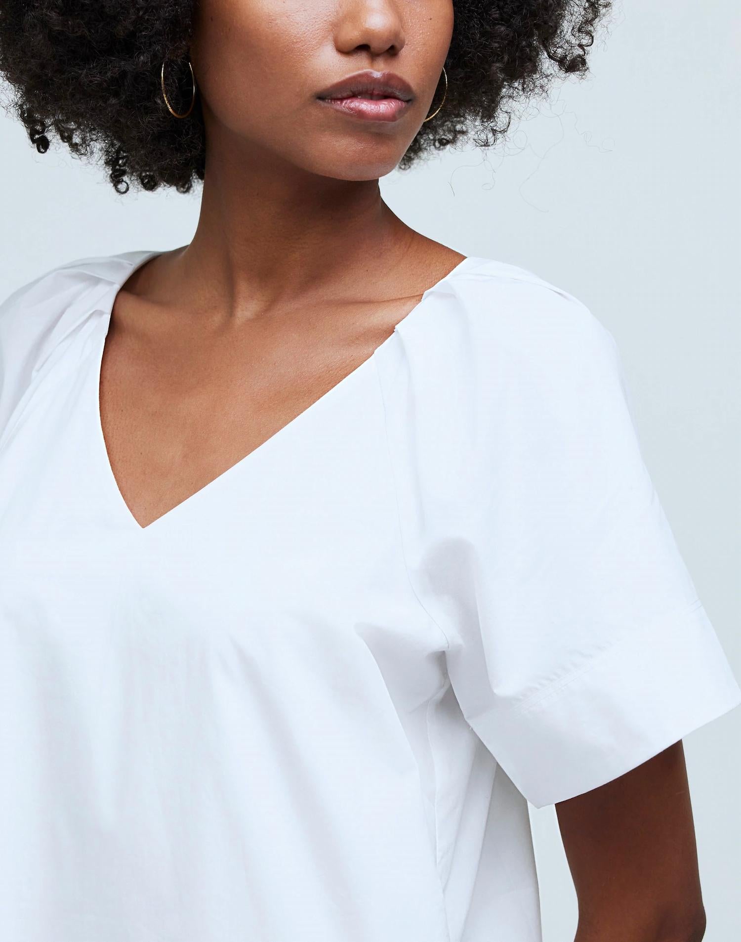 Madewell - V-neck Mini Shirtdress