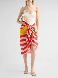 Verandah - Silk Cotton Pareo Skirt
