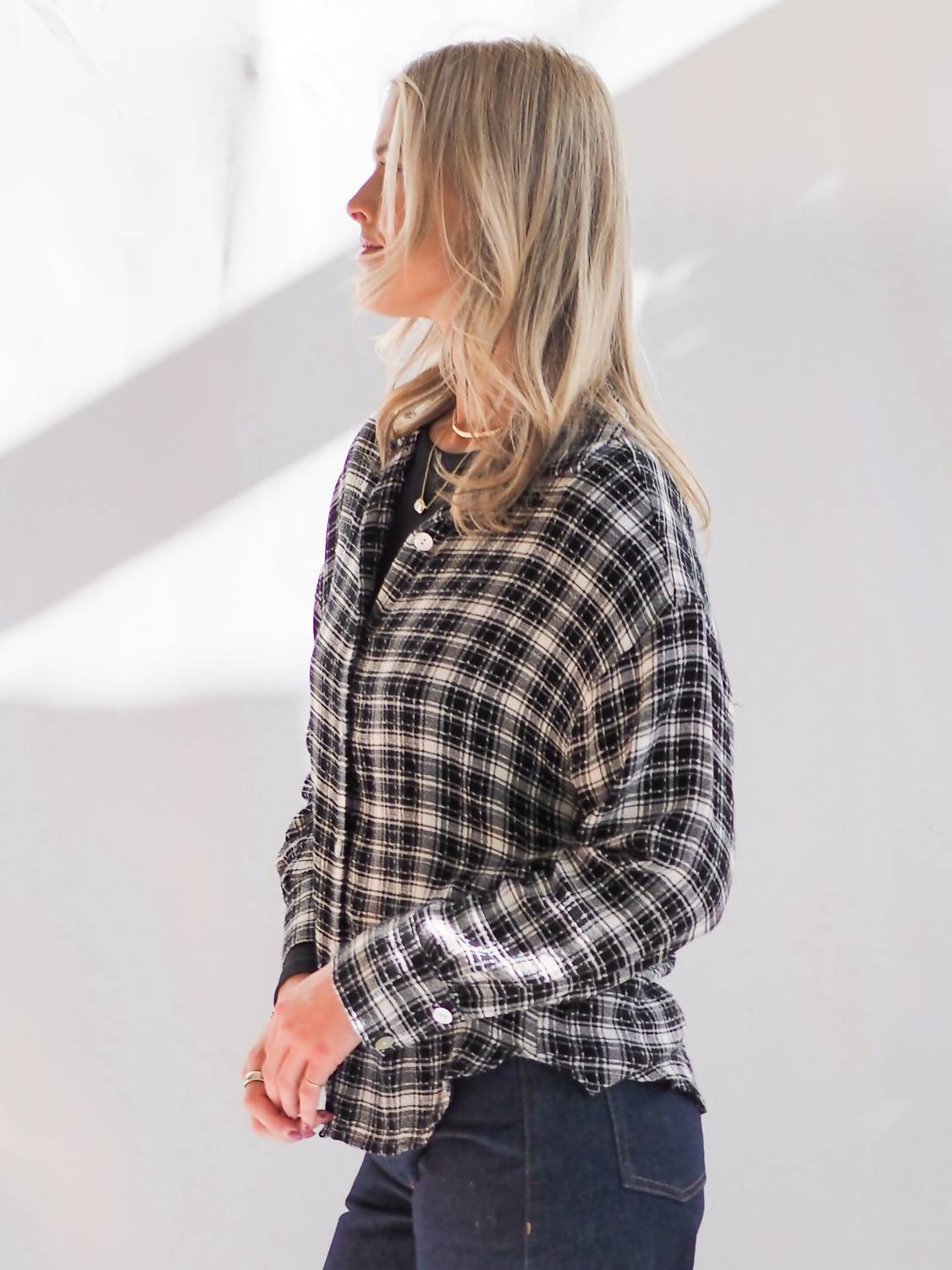 Bella Dahl - Boyfriend Plaid Button-down Shirt