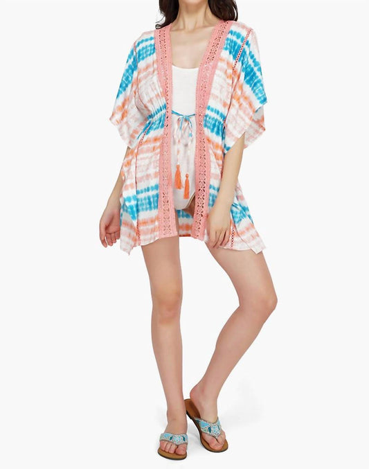 America & Beyond - Coral Reef Tie Dye Cover Up