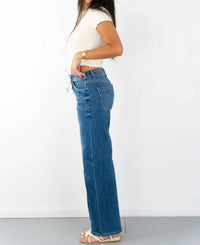 Risen - Raquel Relaxed Wide Leg Tie Jeans
