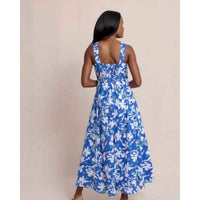 SOUTHERN TIDE Anniston Blossom Bay Maxi Dress in blue lolite - women's dress - alternate view