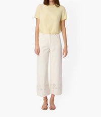 Cami NYC Eugeney Cashmere Top in custard - women's t-shirt - view 4