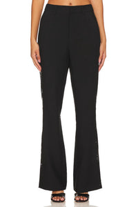STEVE MADDEN Wavelry Dress Pant in black - women's pants - detail view