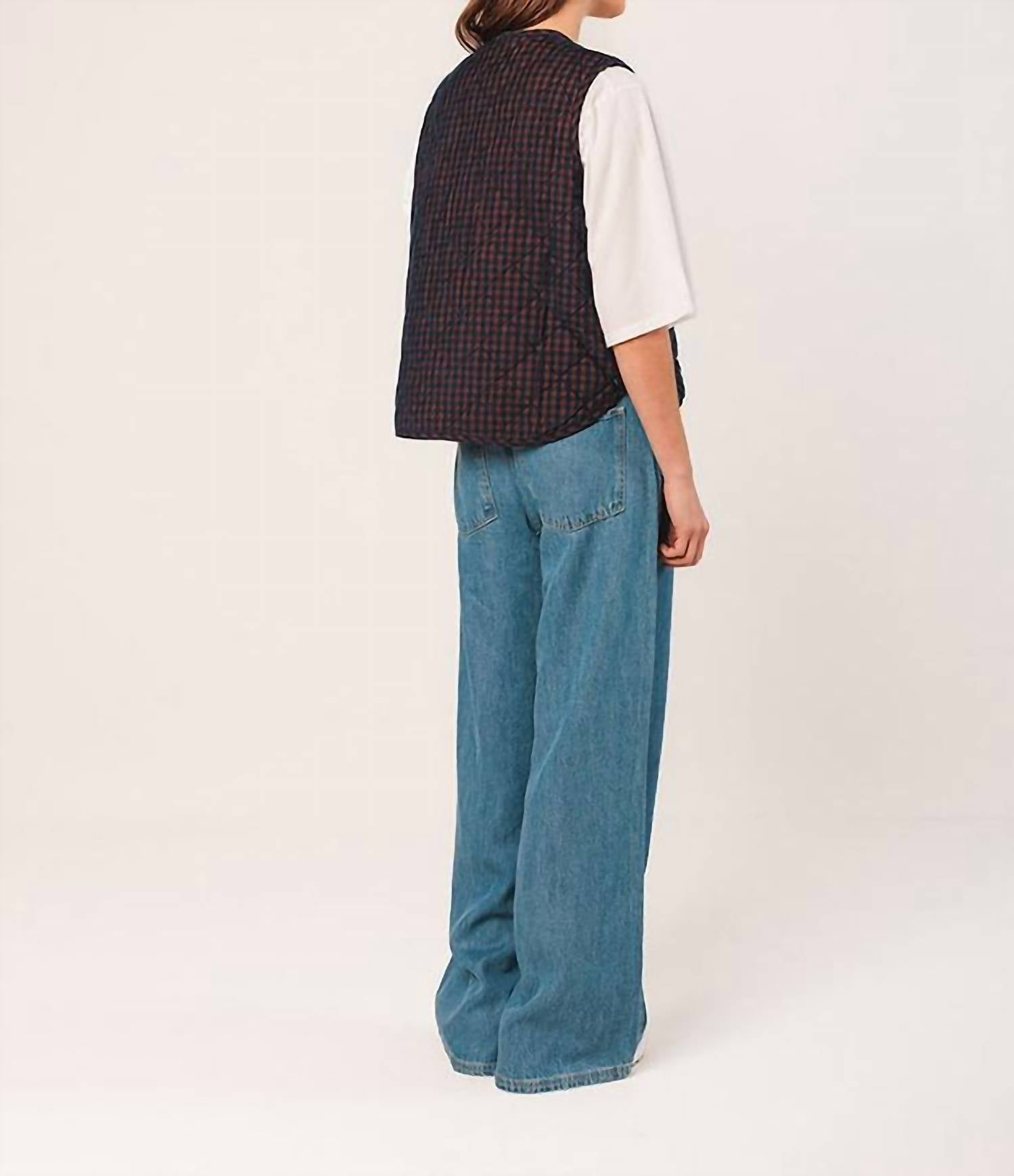 Indi & Cold - VICHY CORDUROY VEST