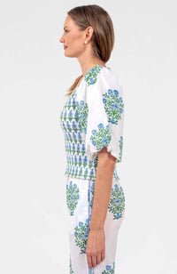 Gretchen Scott - Crinkle Dimple Floral Top