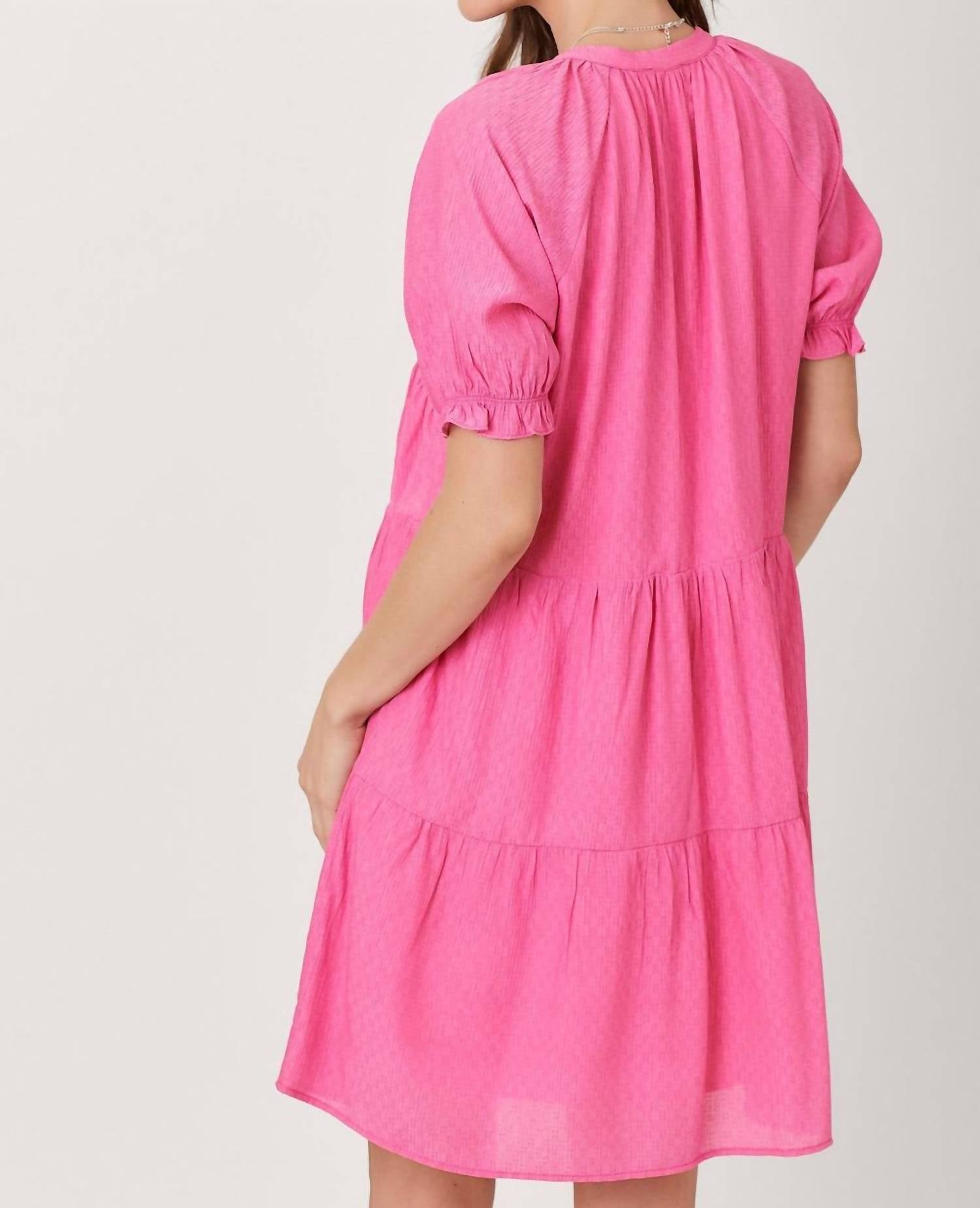 Mystree - Life Is Great Tiered Dress