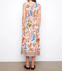 Charlie B - Smocked Printed Viscose Dress