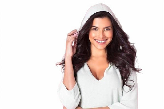 Allie Kashmira V-Neck Hoodie