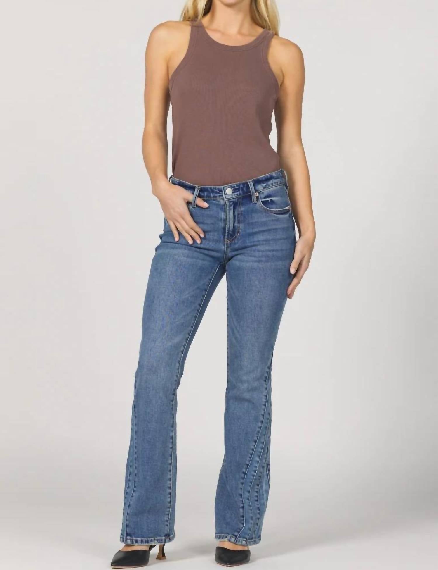 Dear John Denim - Rosa Mid Rise Flare Jeans