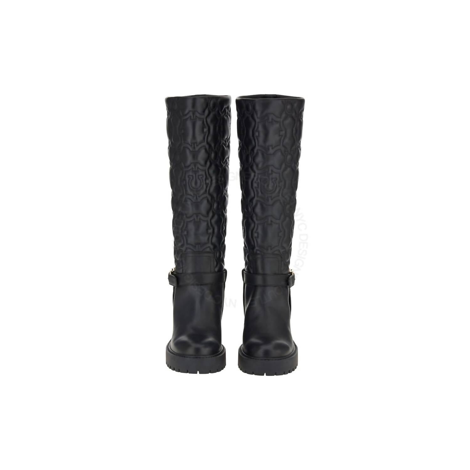Salvatore Ferragamo - Women's Gancini Quilted Boots