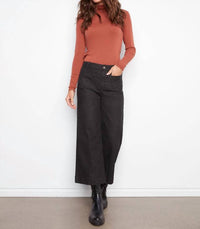 Charlie B - Printed Patch Pocket Flare Pants