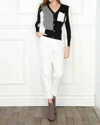 MIX MEDIA SHIRT CARDIGAN