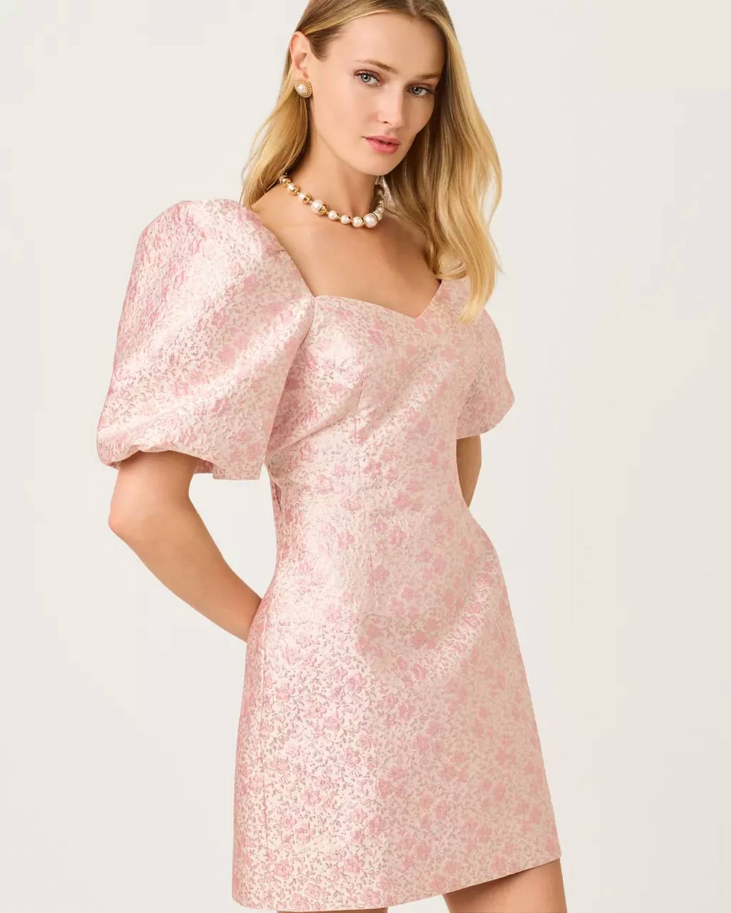 Lilly Pulitzer - Justina Puff Sleeve Skirted Romper