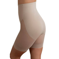 TC Fine Intimates Firm Control High-waist Thigh Slimmer in nude - women's intimate - detail view