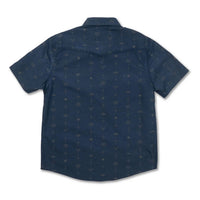 Iron & Resin Men's Bull Shirt in navy - men's t-shirt - detail view