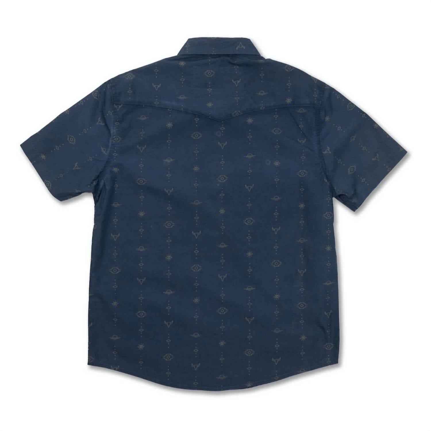 Iron & Resin Men's Bull Shirt in navy - men's t-shirt - detail view