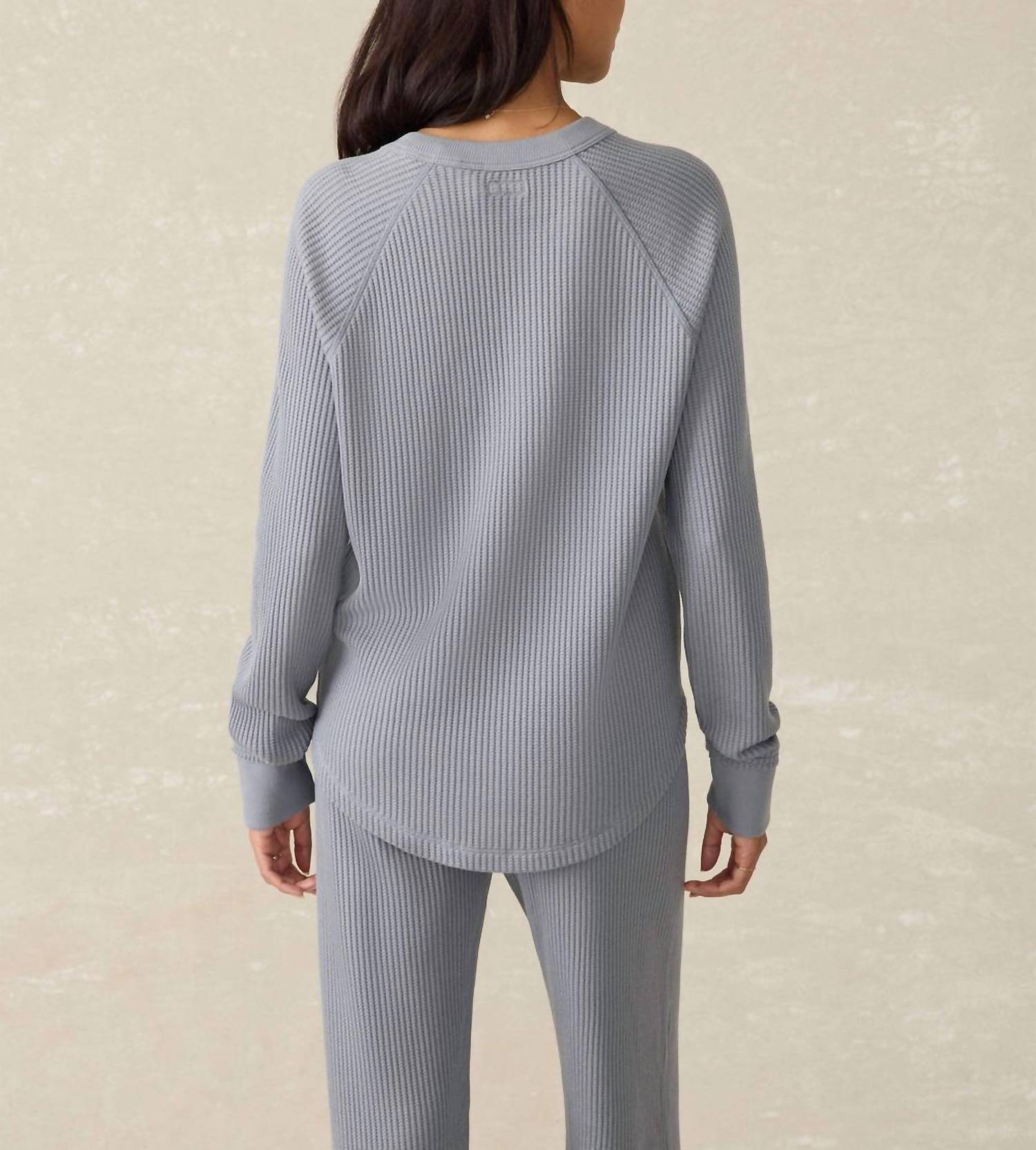 Faherty - Legend Waffle Layering Crew Sweater