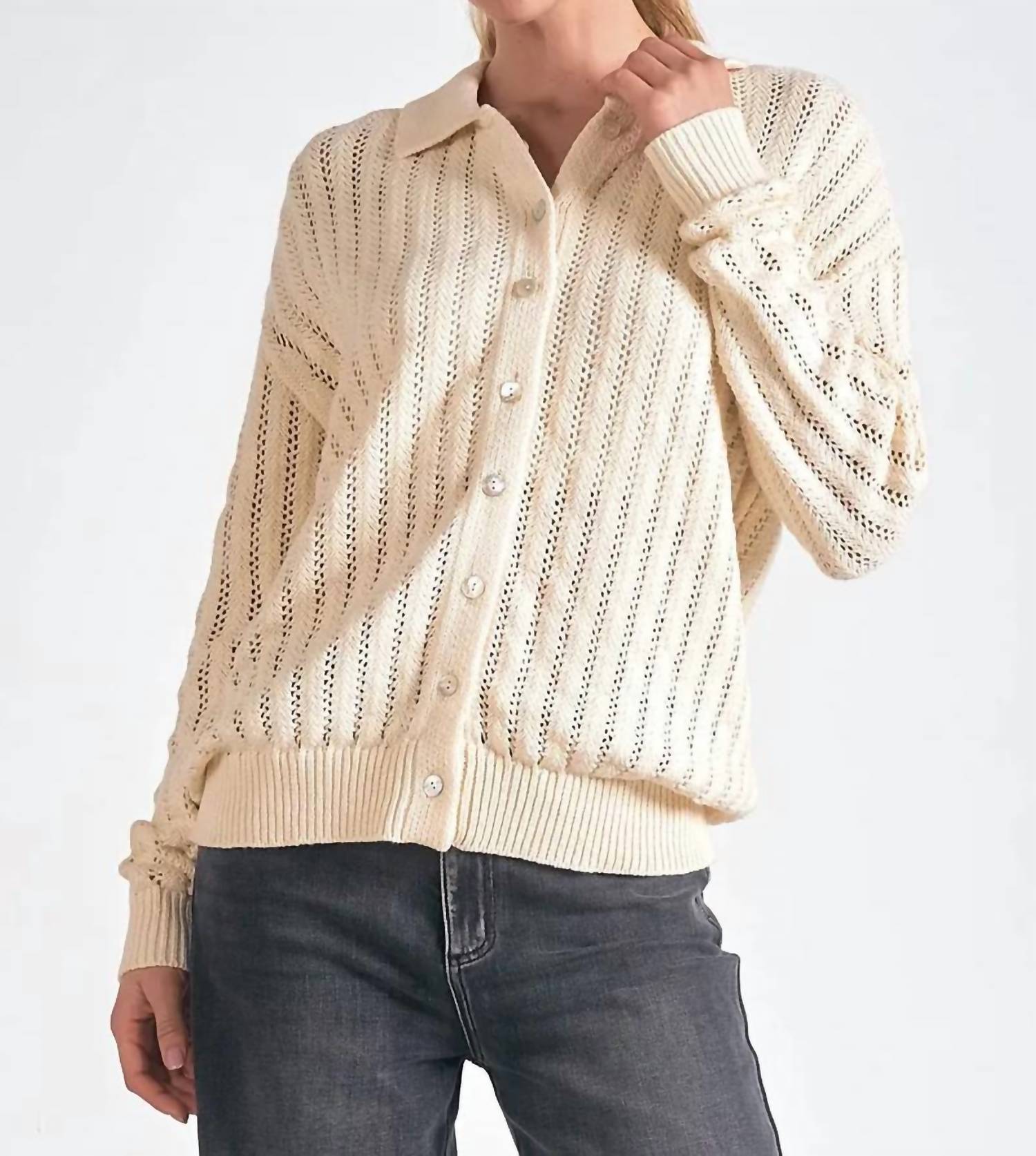 Elan - Open Knit Sweater