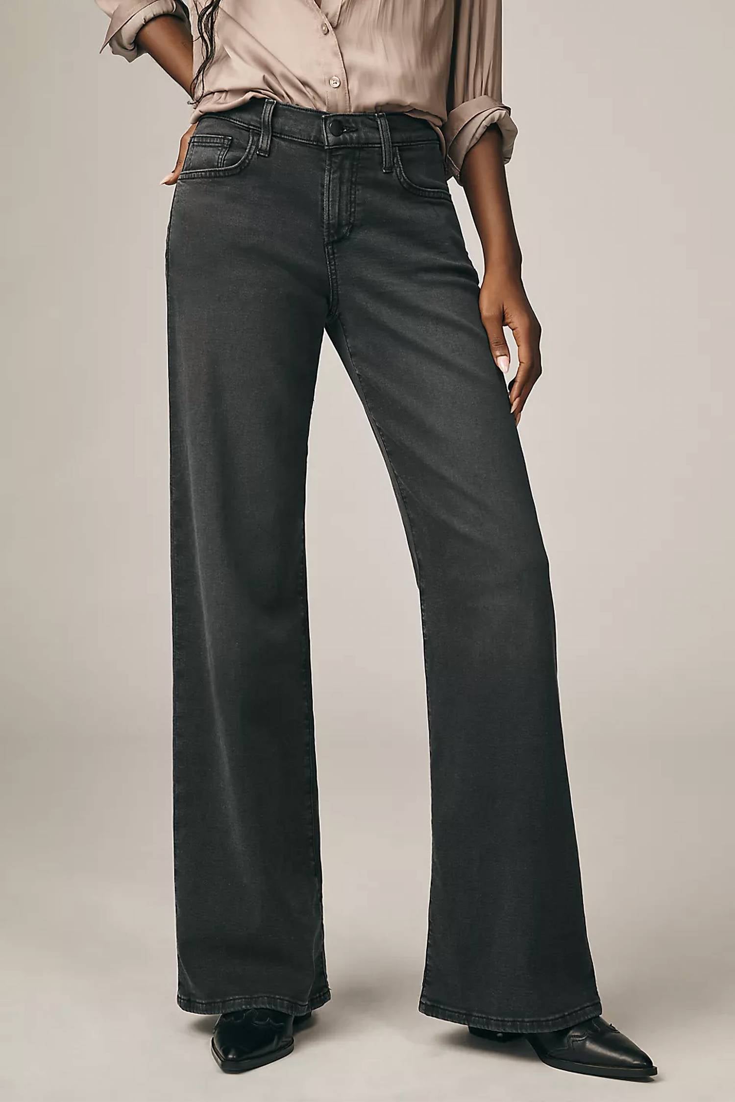 Joe'S Jeans - The Lou Lou Low-rise Wide-leg Jeans