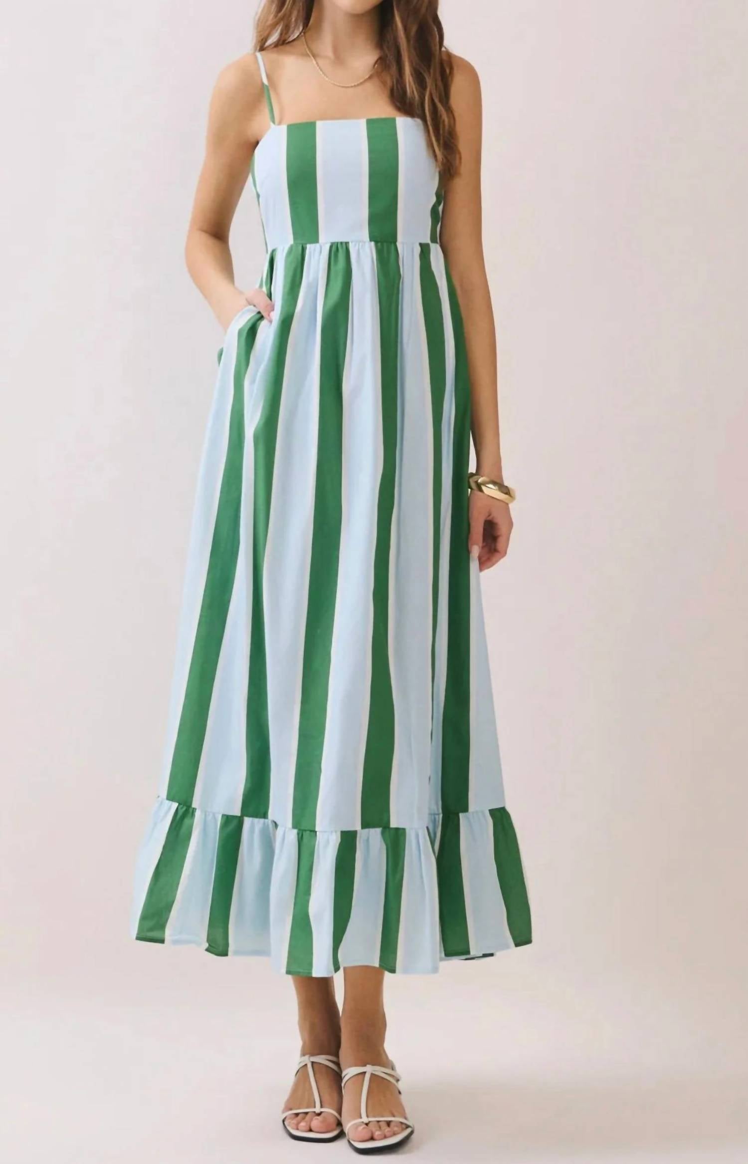 Tcec - Ocean Grove Side Pocket Maxi Dress